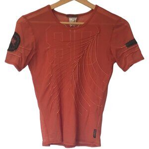 Y2K Parasuco Mesh Top Made In Canada Size Small